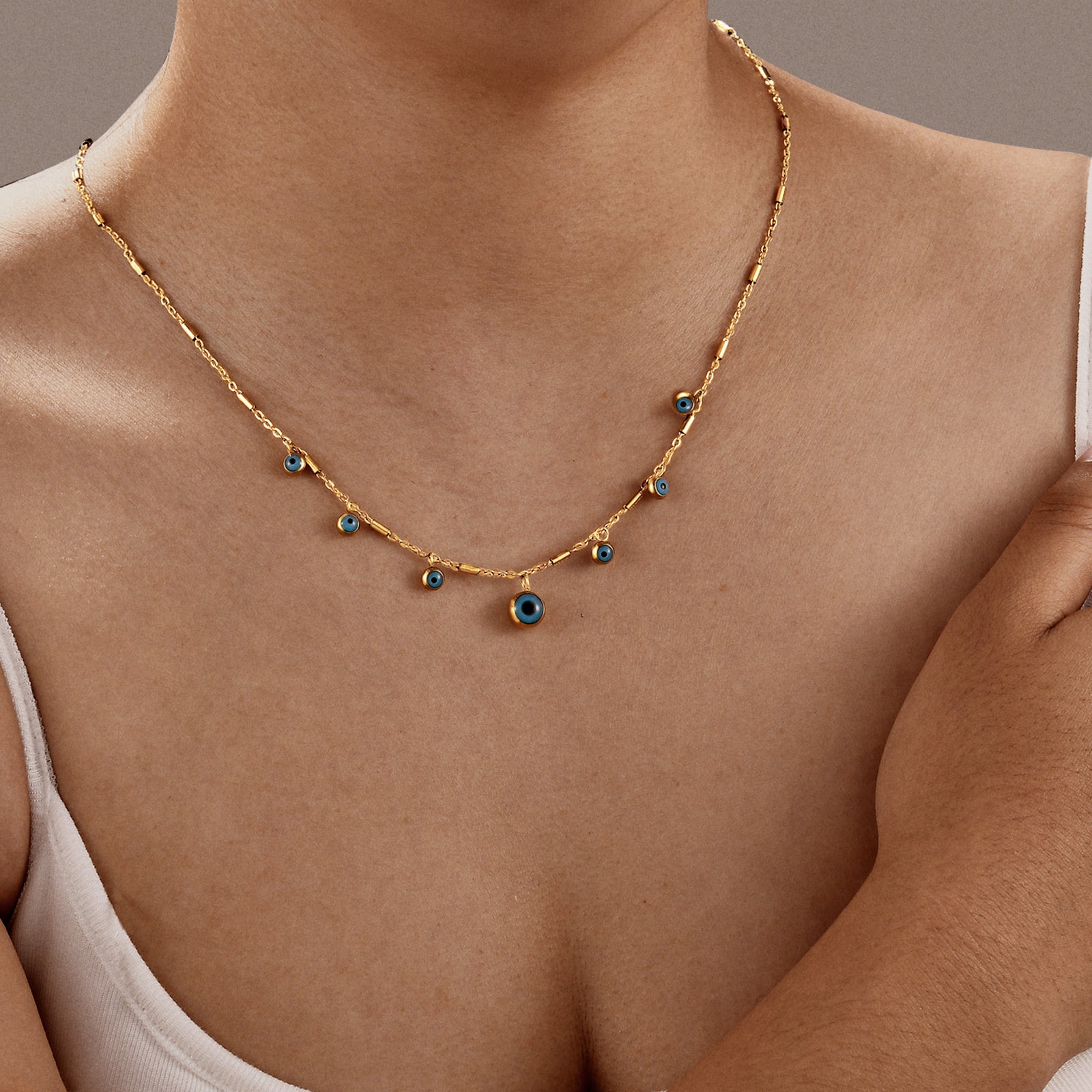Evil Eye (Nazar) Light Necklace