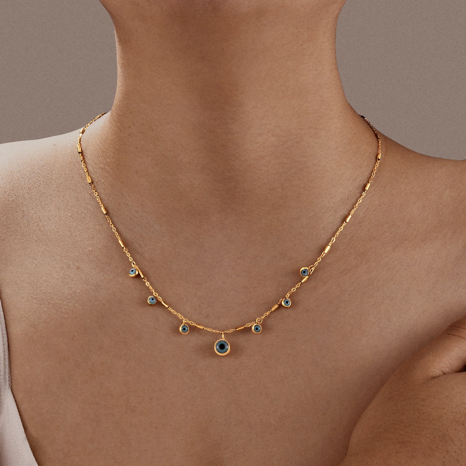 Evil Eye (Nazar) Light Necklace