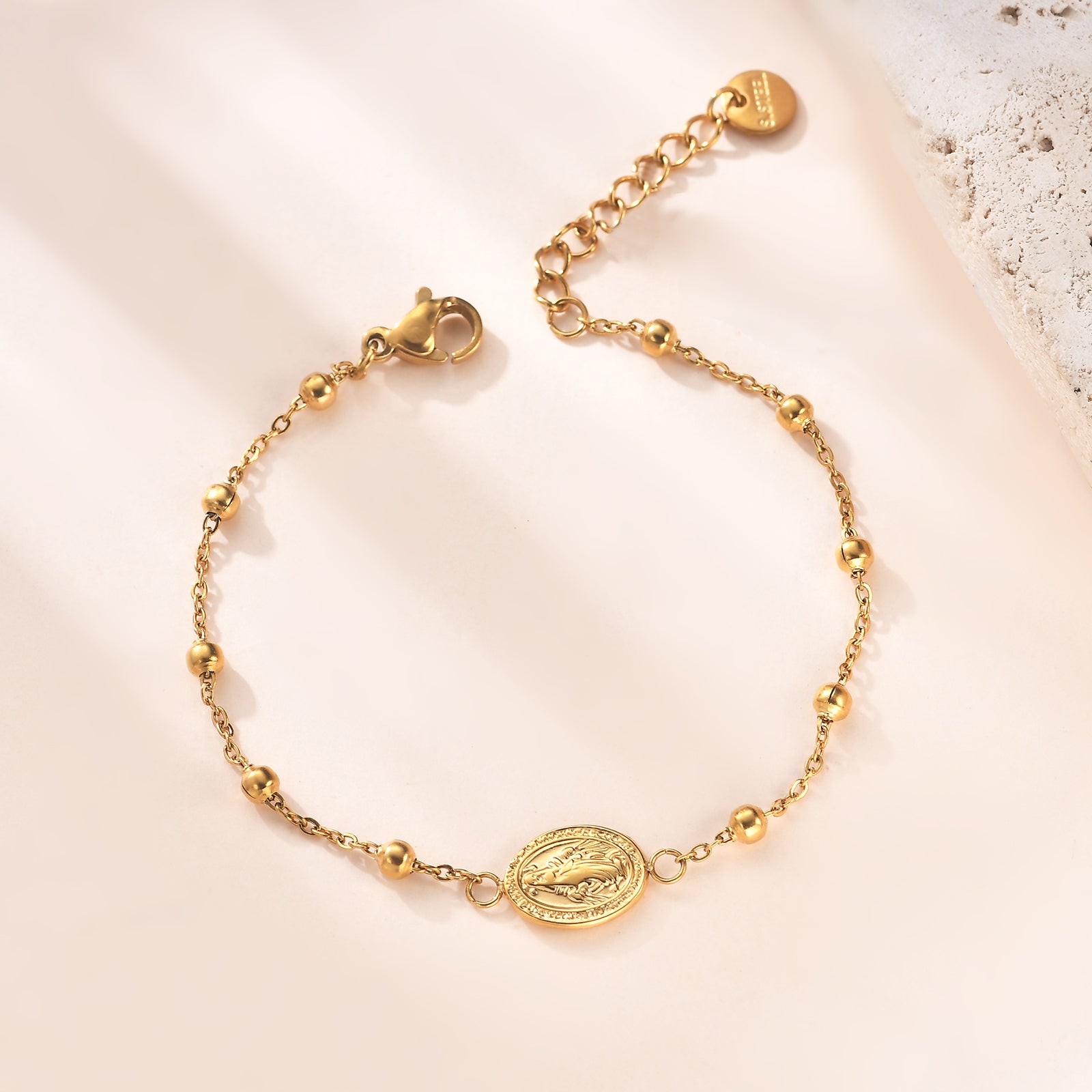 Virgin Mary Miraculous Medal Bracelet