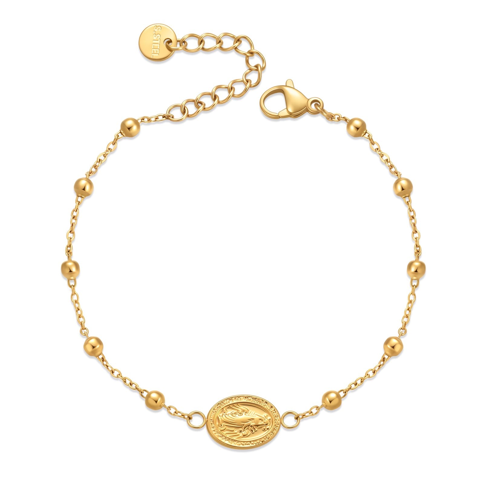 Virgin Mary Miraculous Medal Bracelet