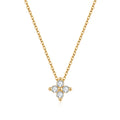 Four-leaf Clover Zircon Necklace