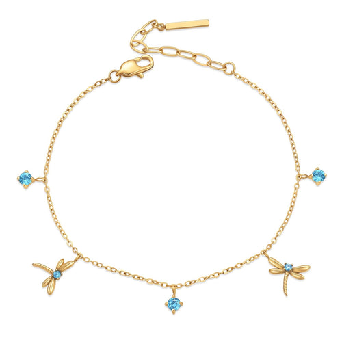 Blue Dragonfly Bracelet