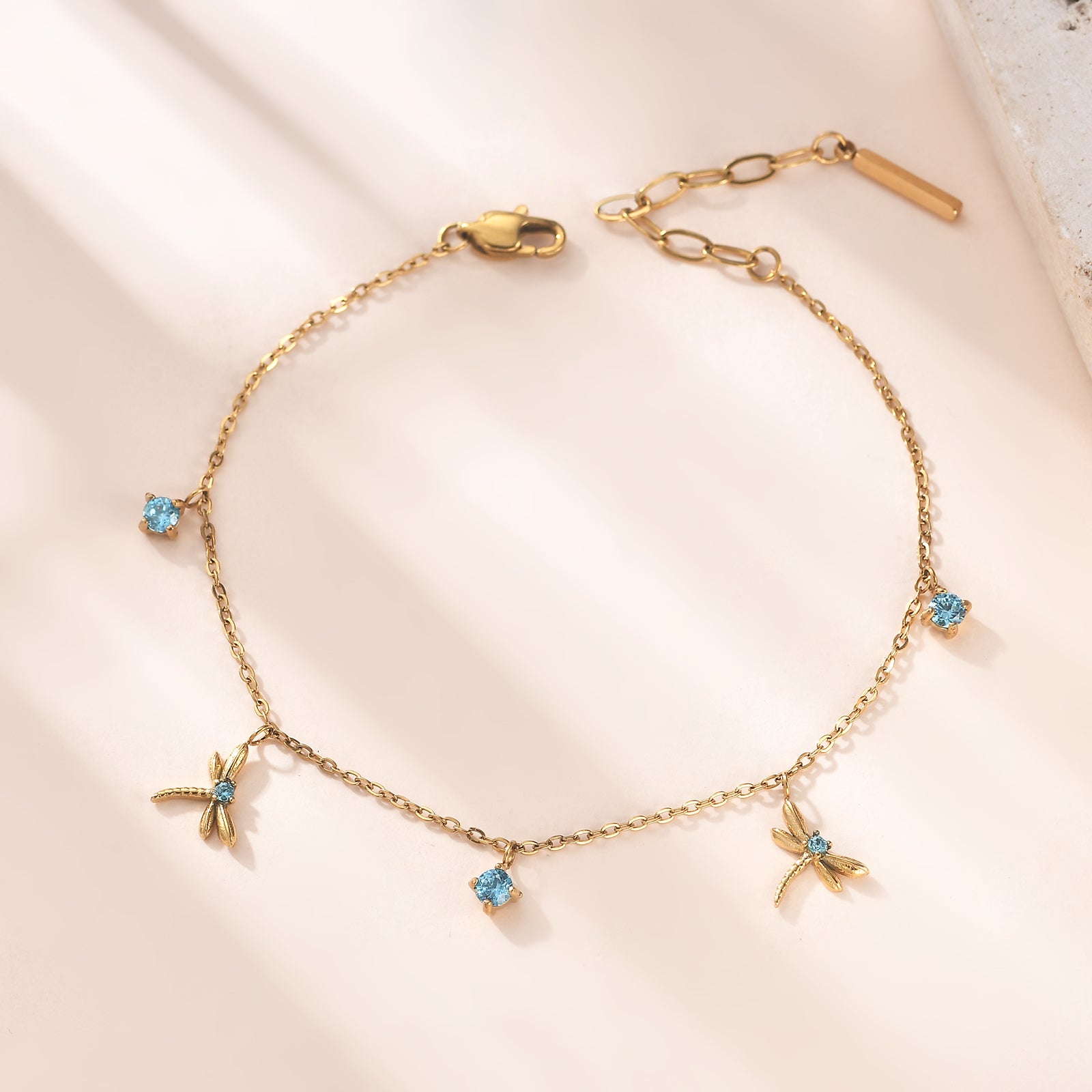 Blue Dragonfly Bracelet