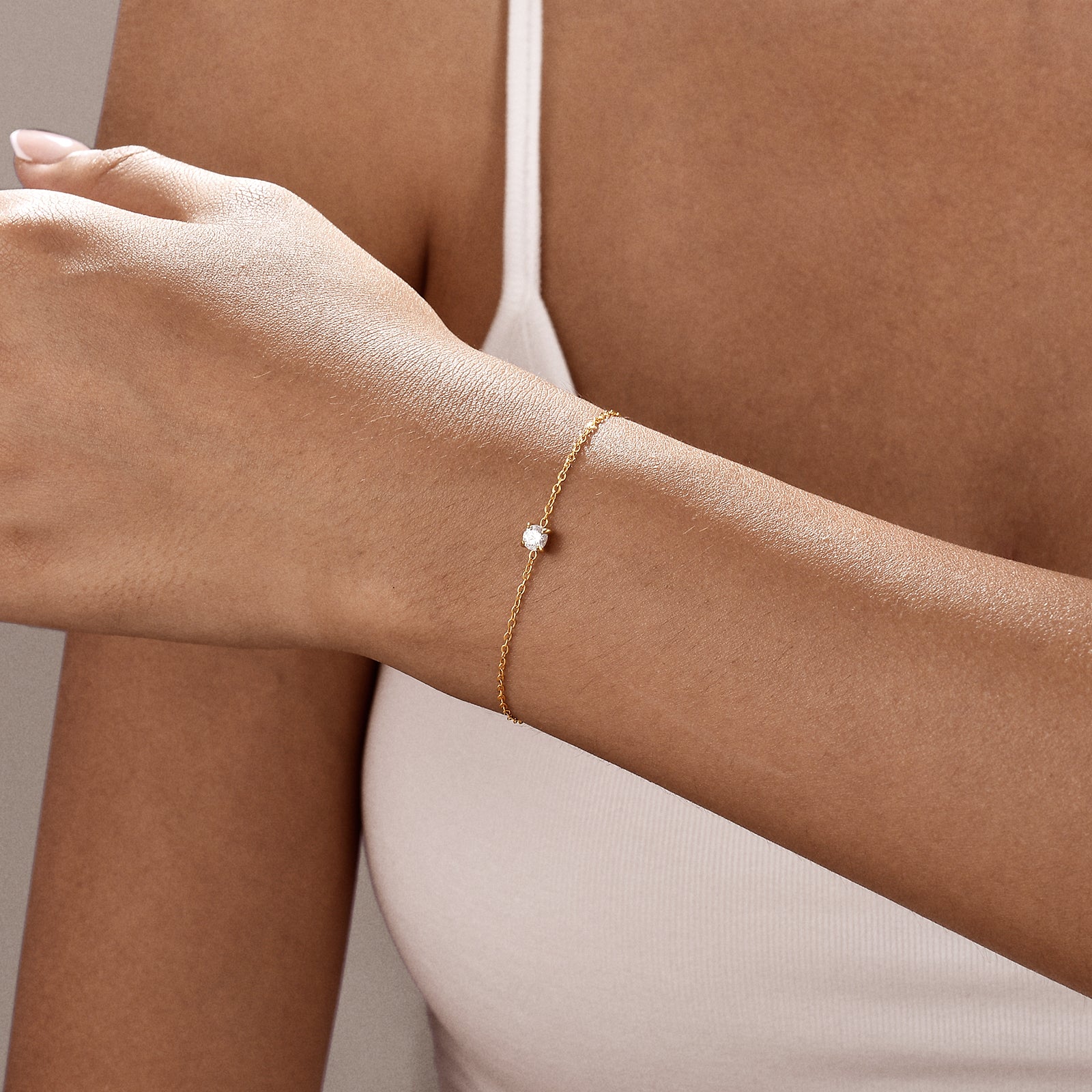 Star Solitaire Bracelet (4MM)