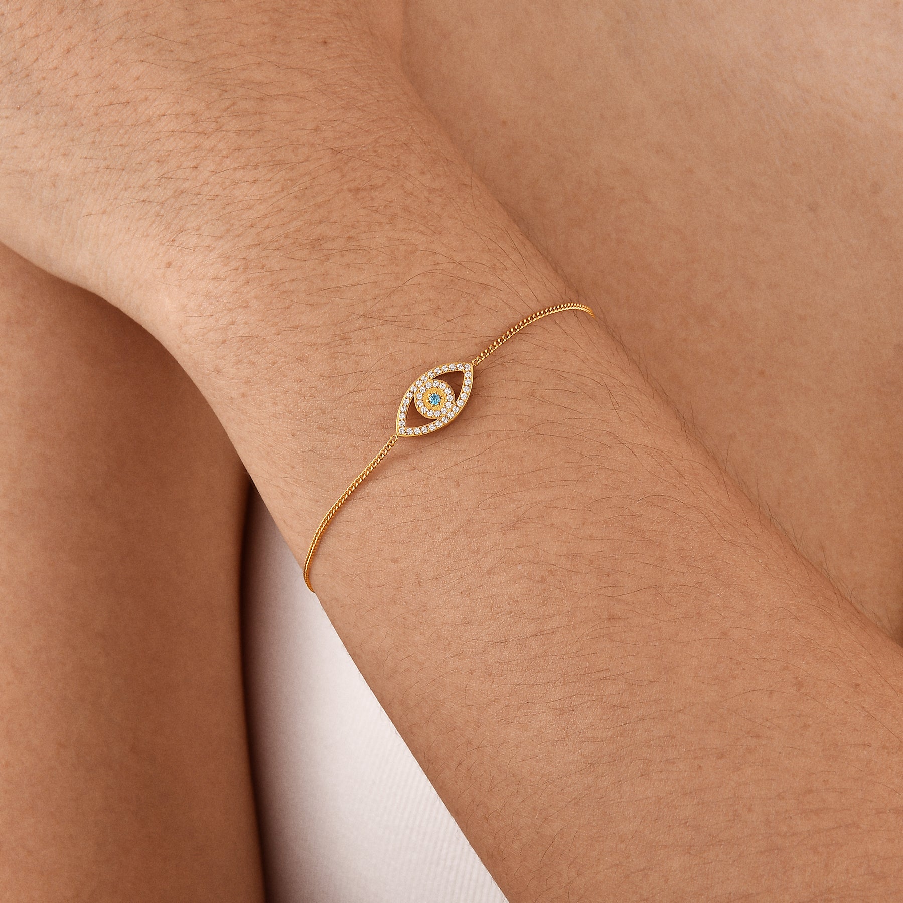 Sparkling Evil Eye Bracelet