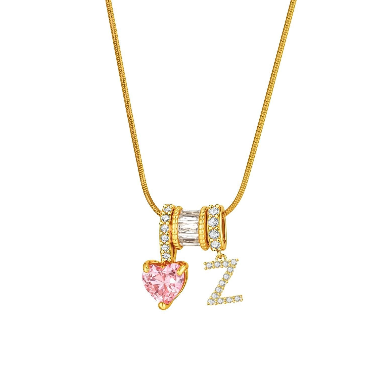 Douyin tk popular letter necklace, new letter necklace, sweet Spice Girl style ins style
