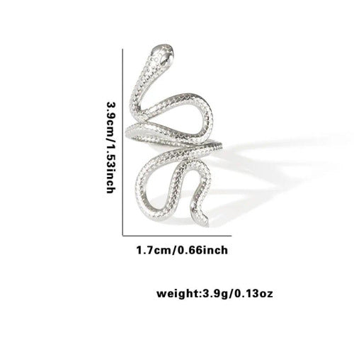 Fishtail high-end titanium steel ring fashion personality niche cross-border new palm plaid love non-fading ring