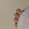 French simple pearl ring, extremely fine, high-end, sweet personality, niche design, opening adjustable fashion trend