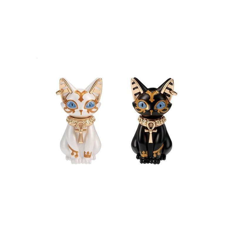 2026 New Anka Series Eye of Life Egyptian Cat Earrings