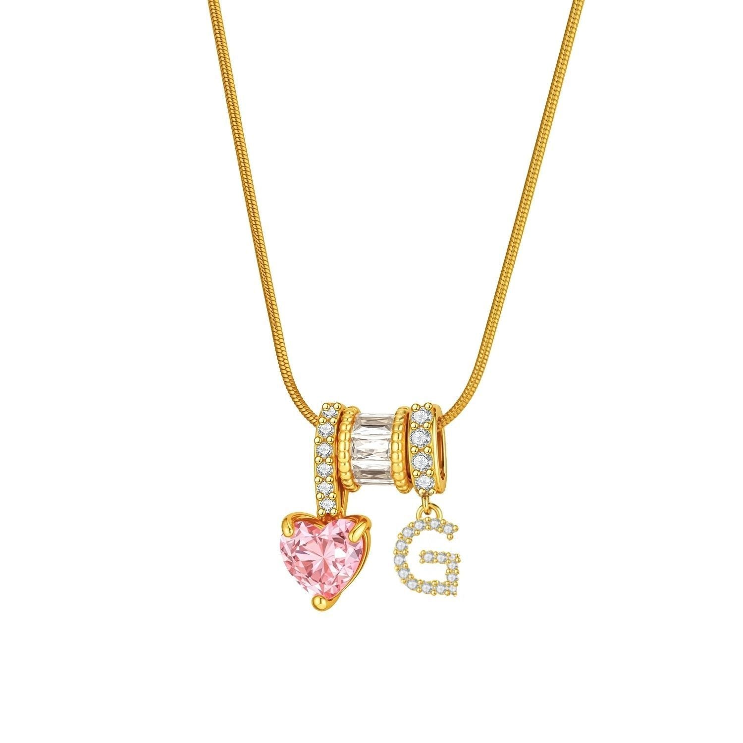 Douyin tk popular letter necklace, new letter necklace, sweet Spice Girl style ins style