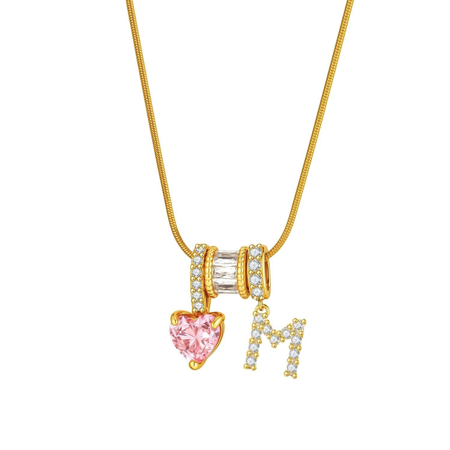 Douyin tk popular letter necklace, new letter necklace, sweet Spice Girl style ins style