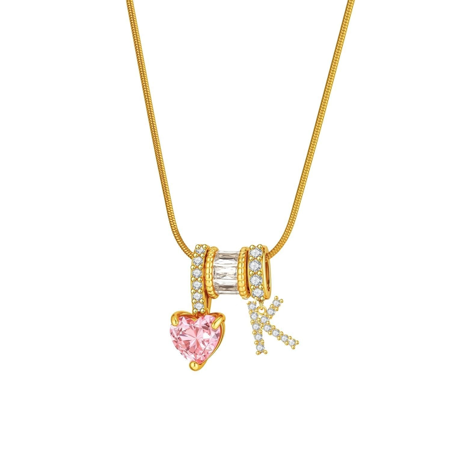 Douyin tk popular letter necklace, new letter necklace, sweet Spice Girl style ins style