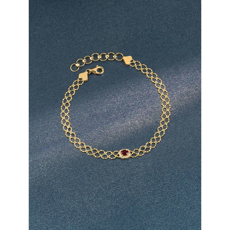 Lace woven vintage mesh bracelet fairy niche soft bracelet