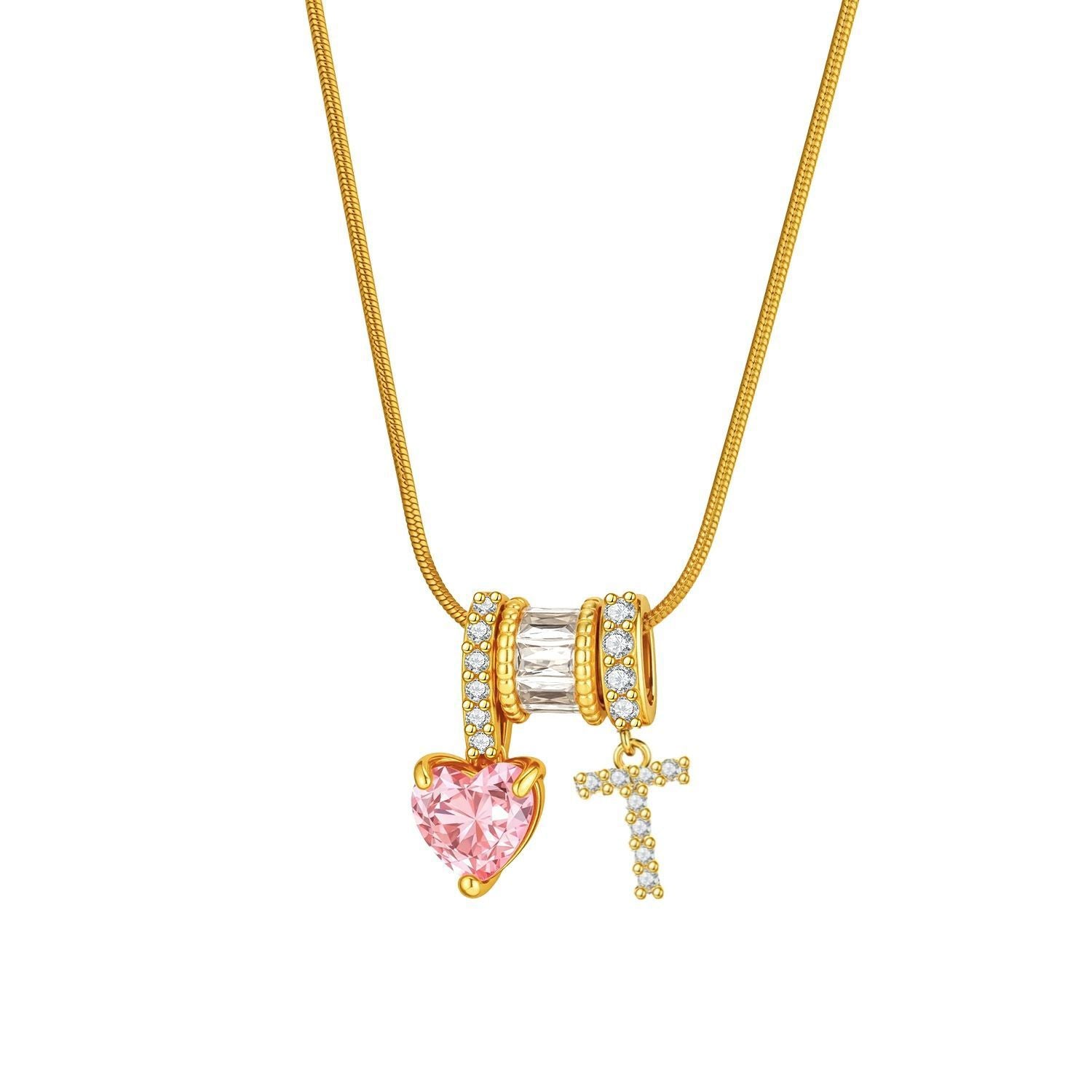 Douyin tk popular letter necklace, new letter necklace, sweet Spice Girl style ins style