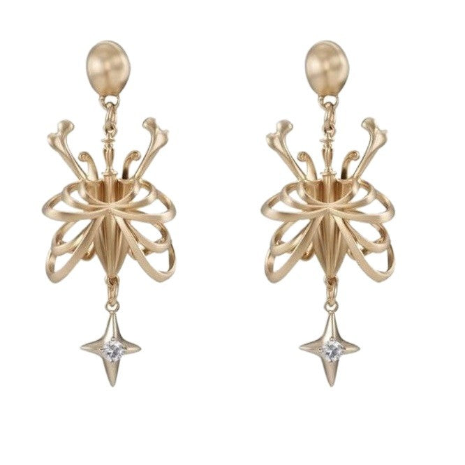 New hot-selling, sphenoid bone · symbiosis series butterfly stud earrings, high-end fashion stud earrings, earrings, women's wholesale