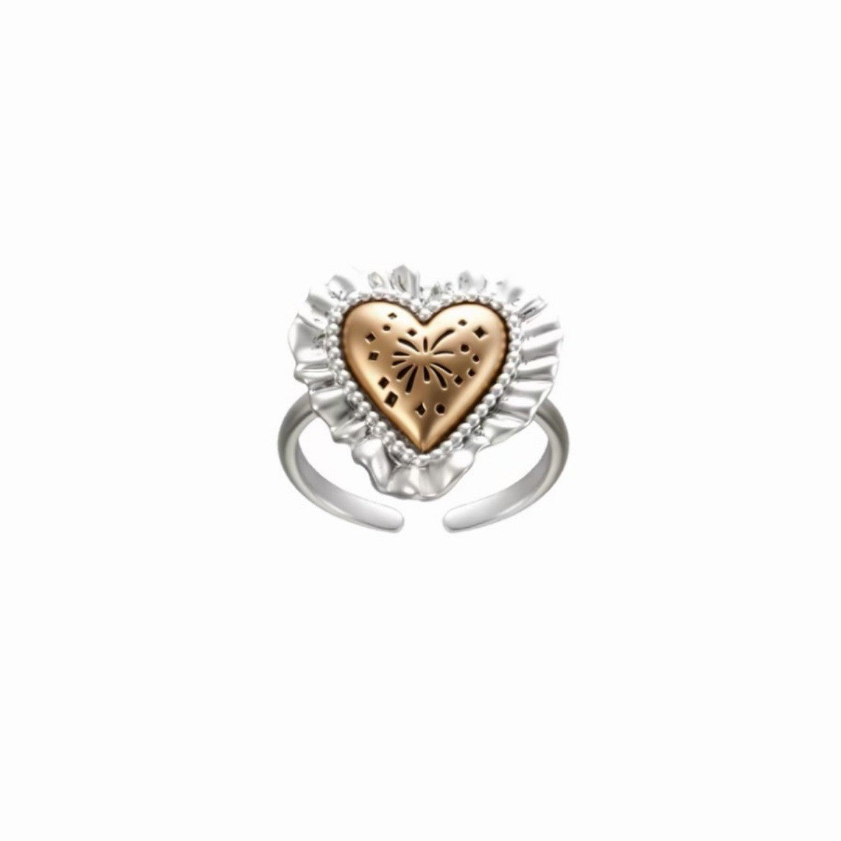 New Fireworks Love Series Retro Maillard Love Earrings Earrings Women