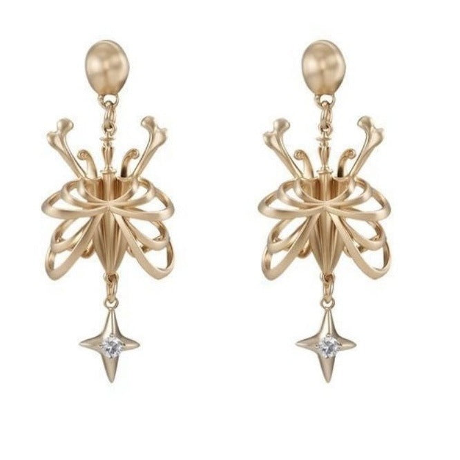 New hot-selling, sphenoid bone · symbiosis series butterfly stud earrings, high-end fashion stud earrings, earrings, women's wholesale