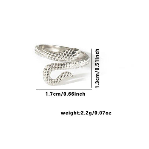 Fishtail high-end titanium steel ring fashion personality niche cross-border new palm plaid love non-fading ring
