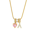 Douyin tk popular letter necklace, new letter necklace, sweet Spice Girl style ins style