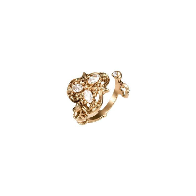 New Love Lock Cylinder Series Retro Key Premium Open Ring Female